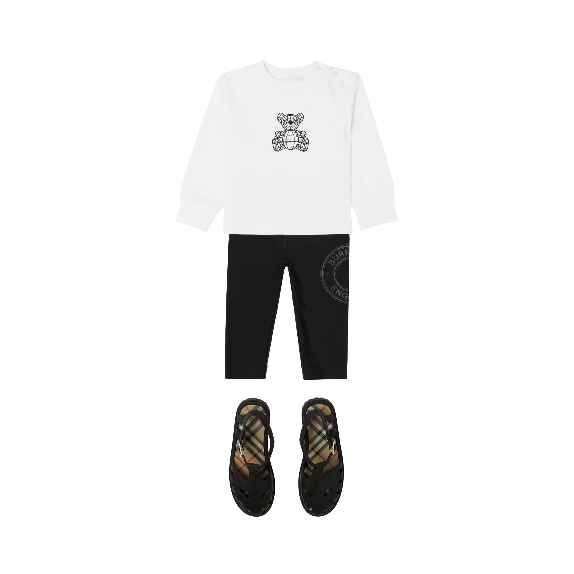 Sweat à motif Thomas Bear - White