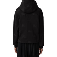 Sweat à capuche oversize à emblème du cavalier - Black