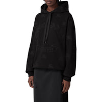 Sweat à capuche oversize à emblème du cavalier - Black