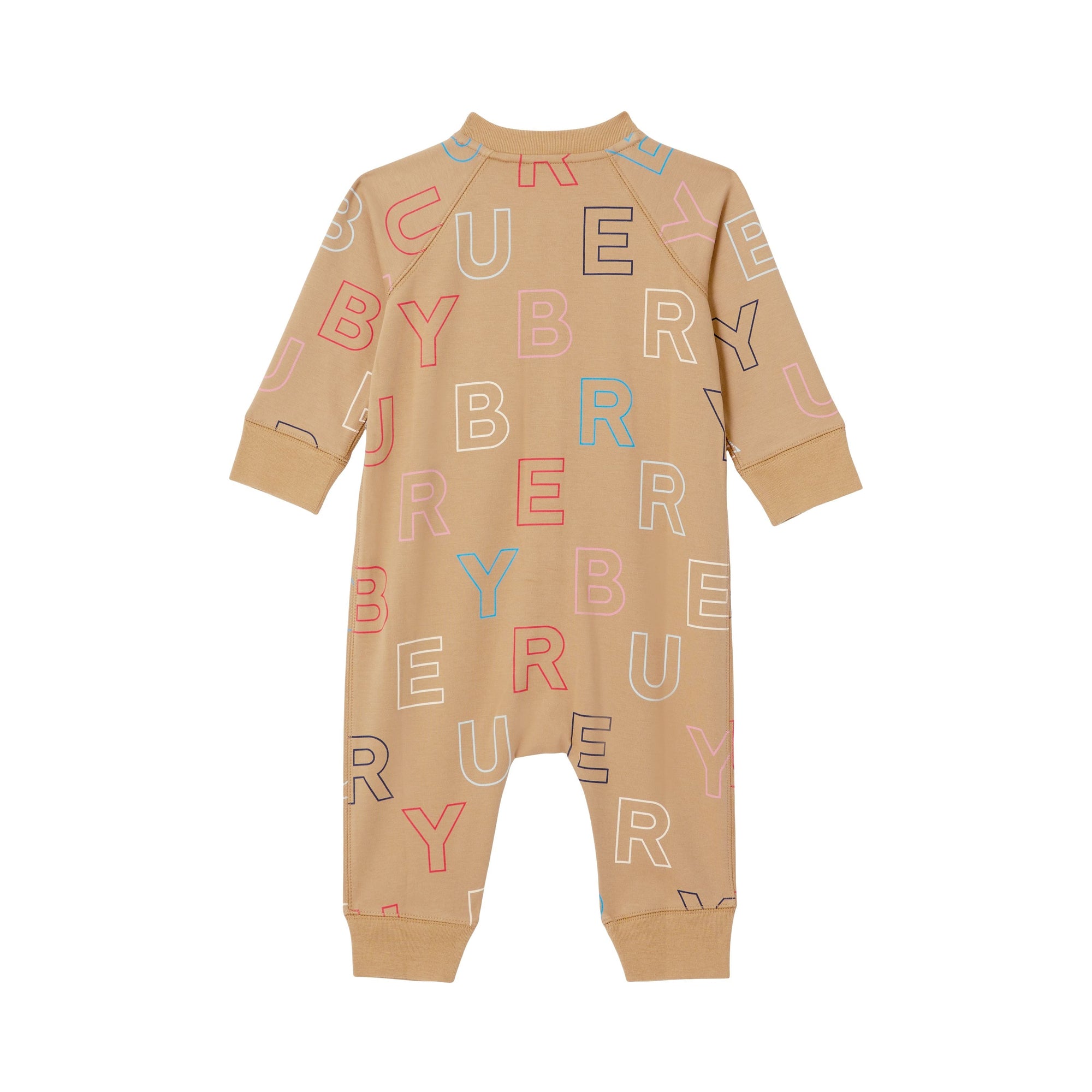 Combinaison extensible à imprimé logo - Archive Beige