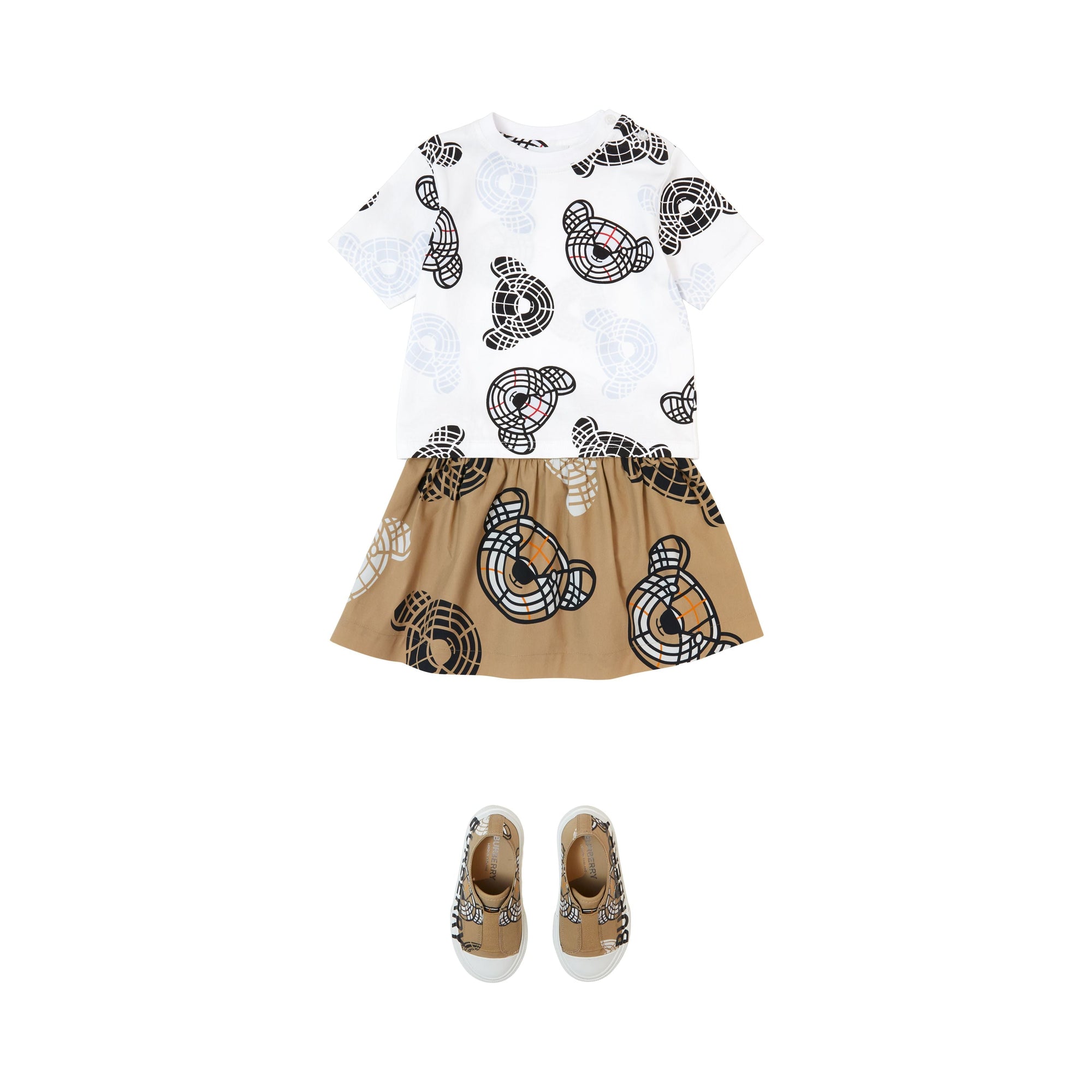 T-shirt en coton à imprimé Thomas Bear - Whitetern