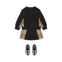 Jupe à motif Vintage check - Black