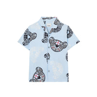 Chemise en coton stretch Thomas Bear - Pale Blue