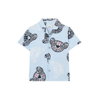 Chemise en coton stretch Thomas Bear - Pale Blue