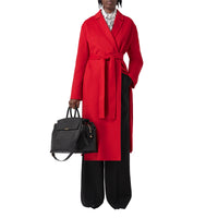 Manteau en cachemire double face - Bright Red