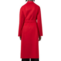 Manteau en cachemire double face - Bright Red
