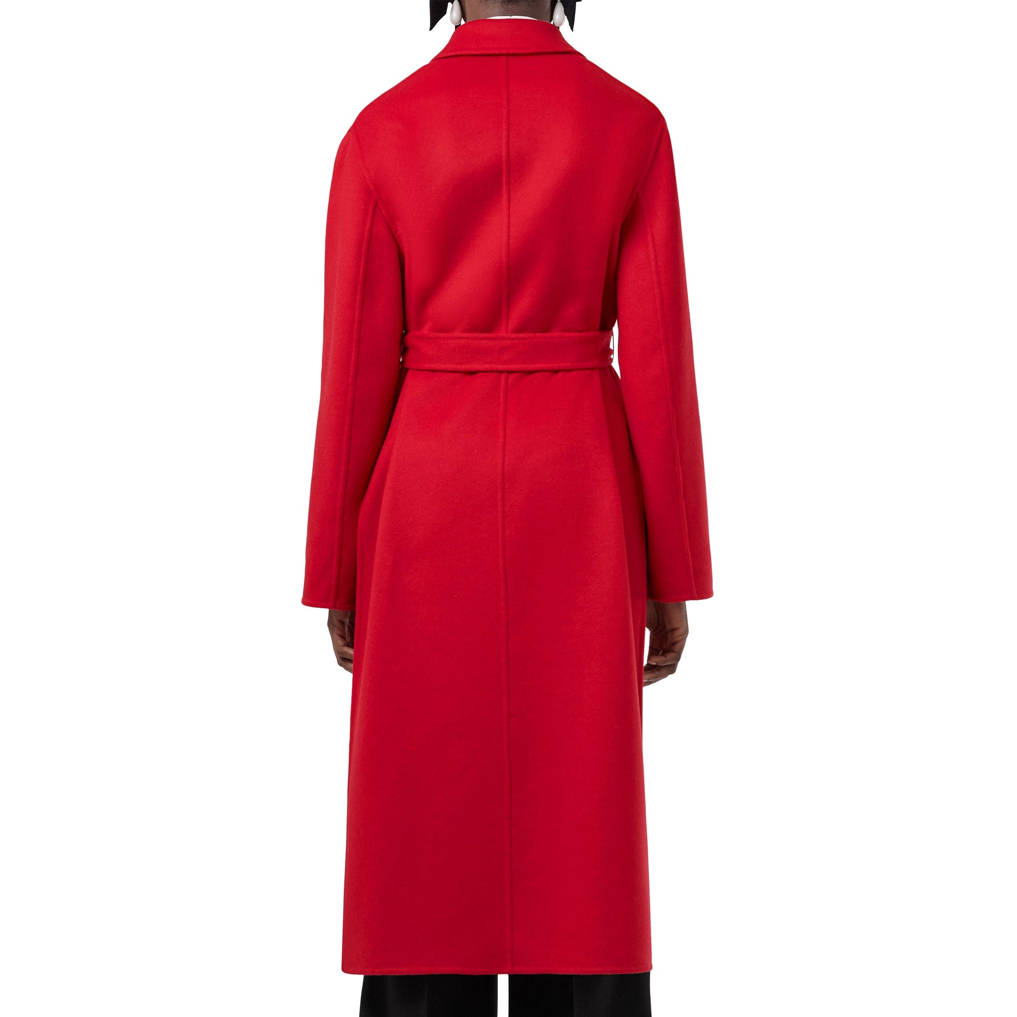 Manteau en cachemire double face - Bright Red