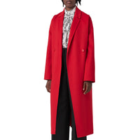 Manteau en cachemire double face - Bright Red