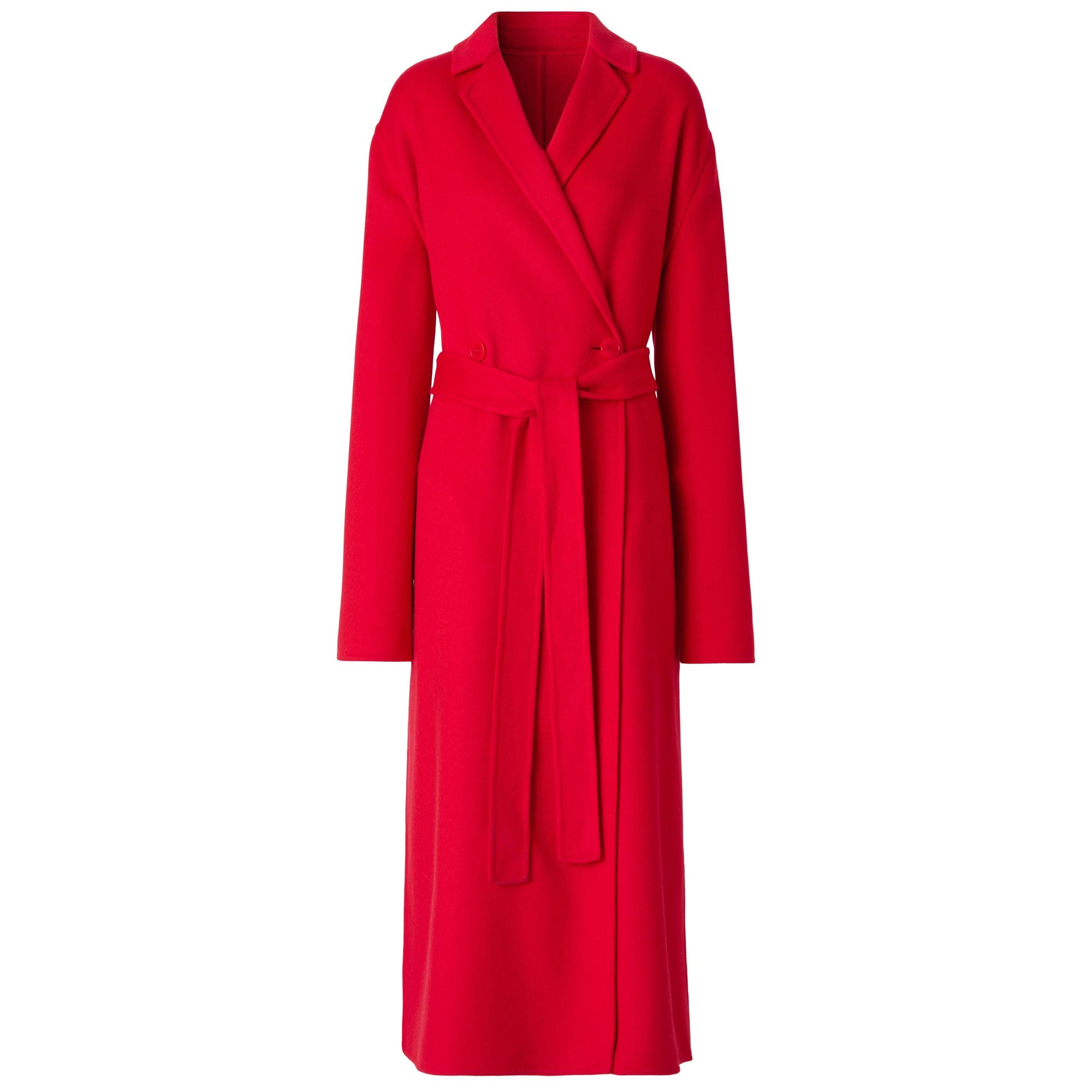 Manteau en cachemire double face - Bright Red