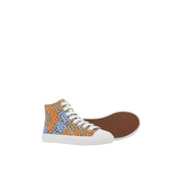 Sneakers montantes en coton - Multicolor