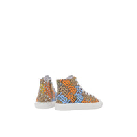 Sneakers montantes en coton - Multicolor