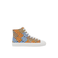 Sneakers montantes en coton - Multicolor