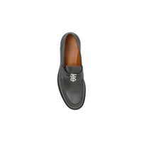 Mocassins Jack en cuir - Black & Silver