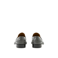 Mocassins Jack en cuir - Black & Silver