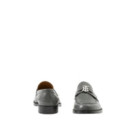 Mocassins Jack en cuir - Black & Silver