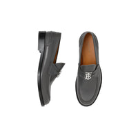 Mocassins Jack en cuir - Black & Silver