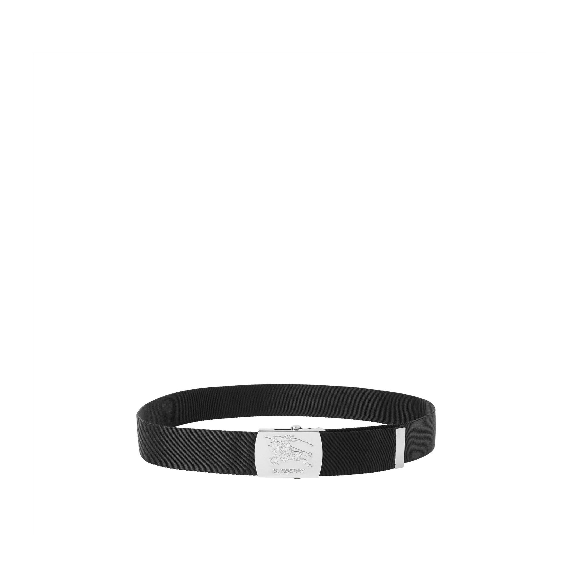 Ceinture en toile - Black & Silver