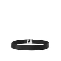 Ceinture en toile - Black & Silver