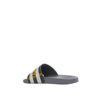 Mules plates à carreaux - Storm Grey Check
