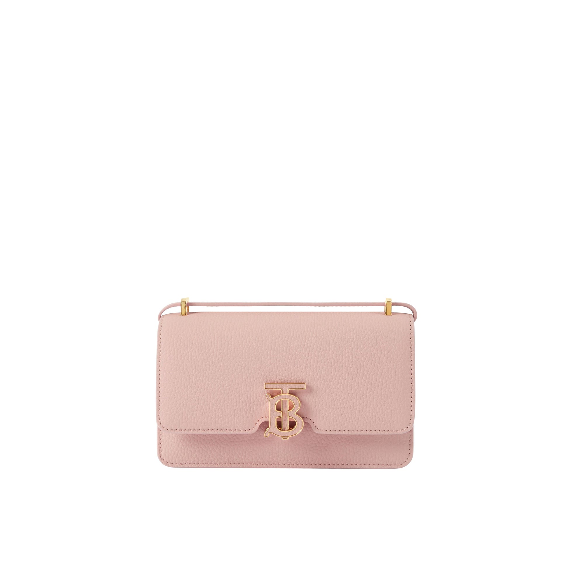 Mini sac TB en cuir - Dusky Pink