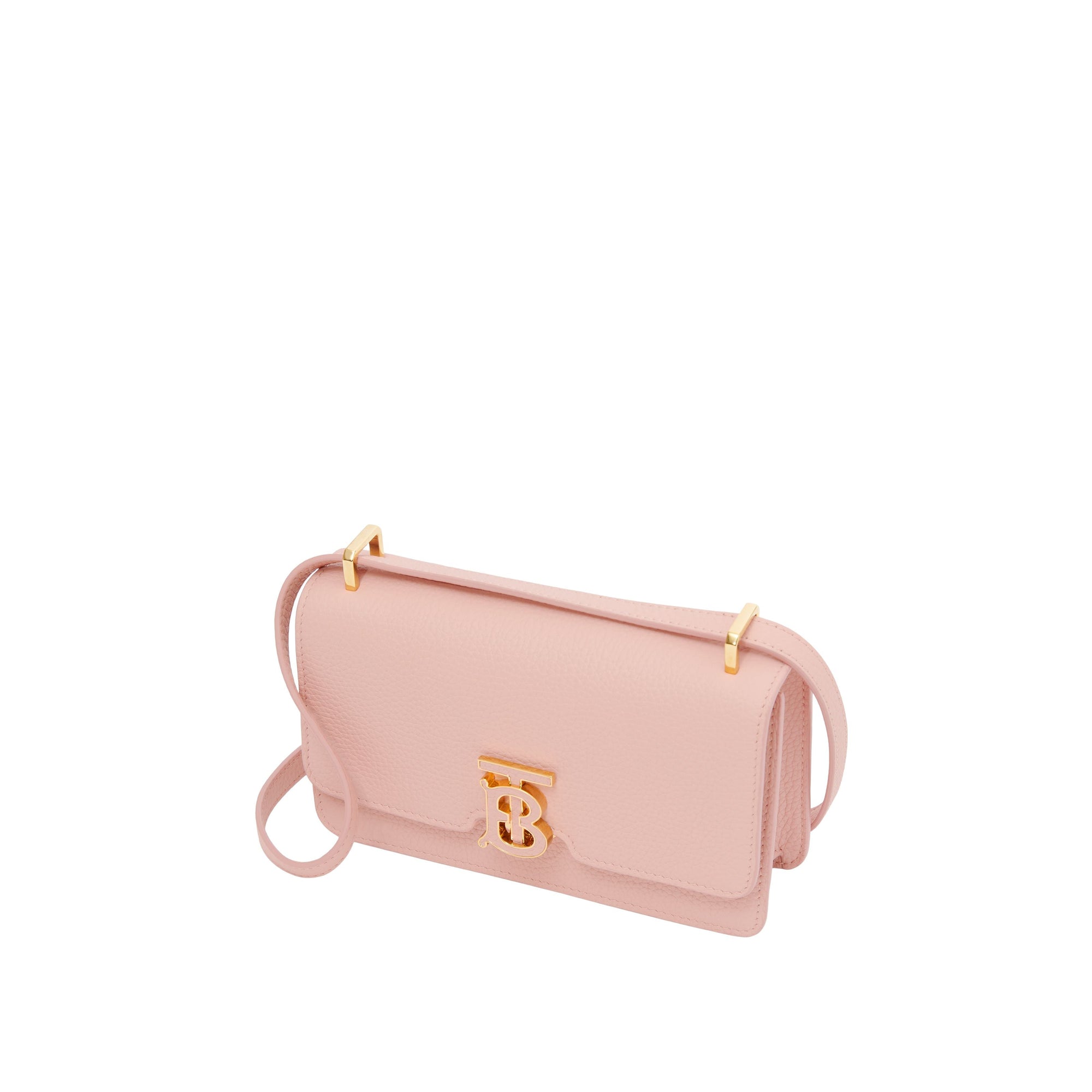 Mini sac TB en cuir - Dusky Pink