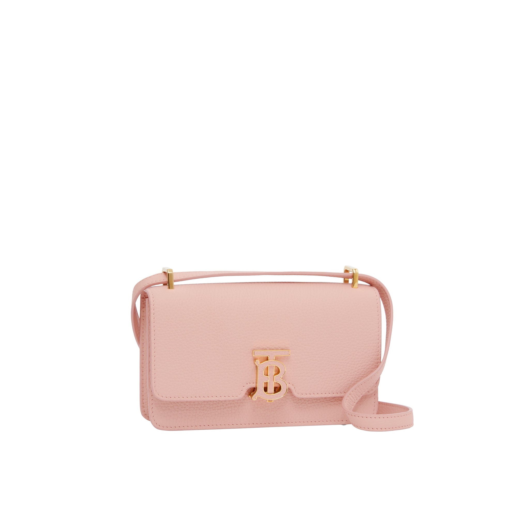 Mini sac TB en cuir - Dusky Pink