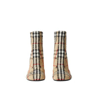 Bottines en bouclé à motif Vintage check - Archive Beige Check