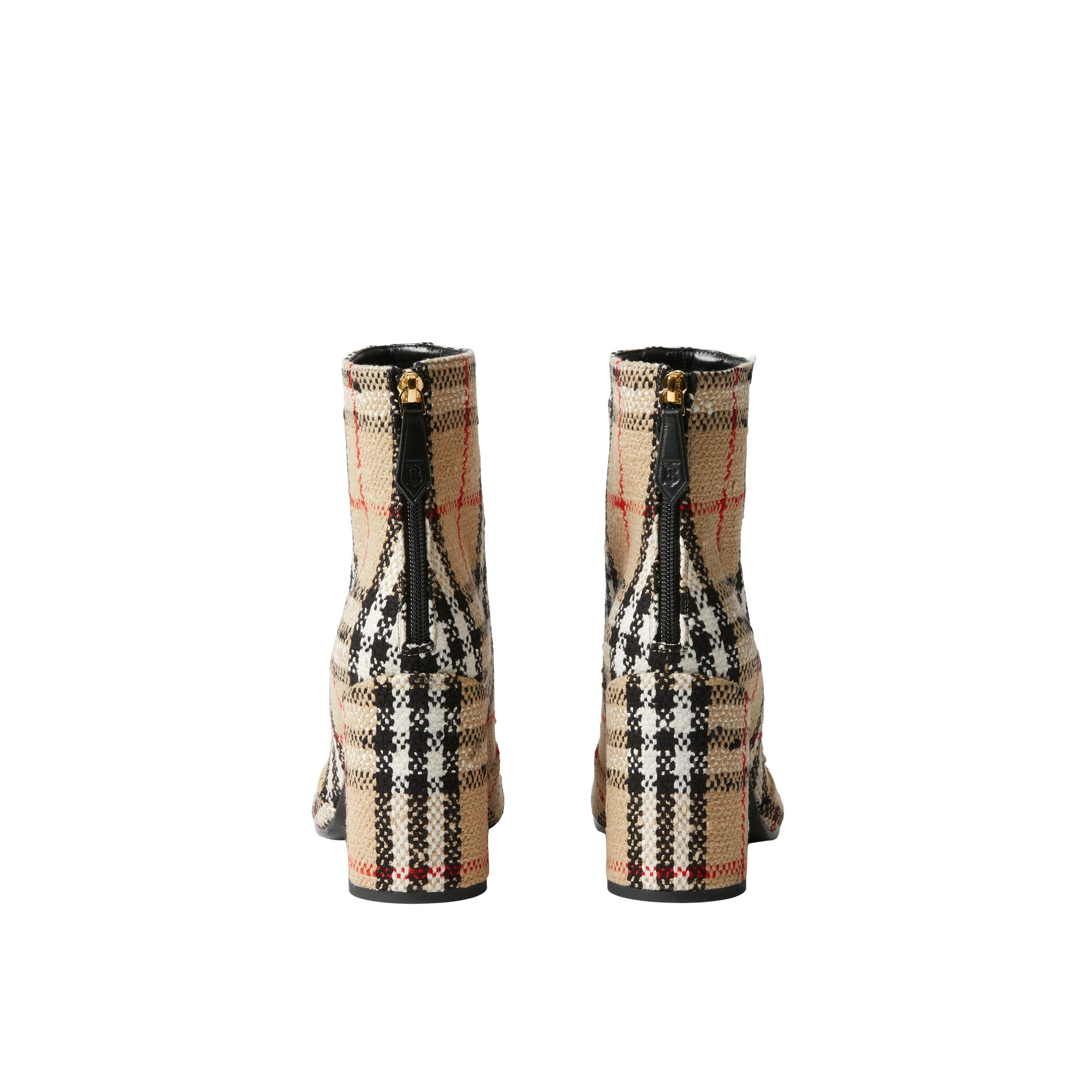 Bottines en bouclé à motif Vintage check - Archive Beige Check