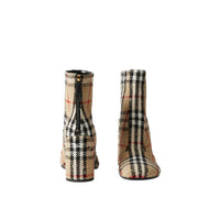 Bottines en bouclé à motif Vintage check - Archive Beige Check