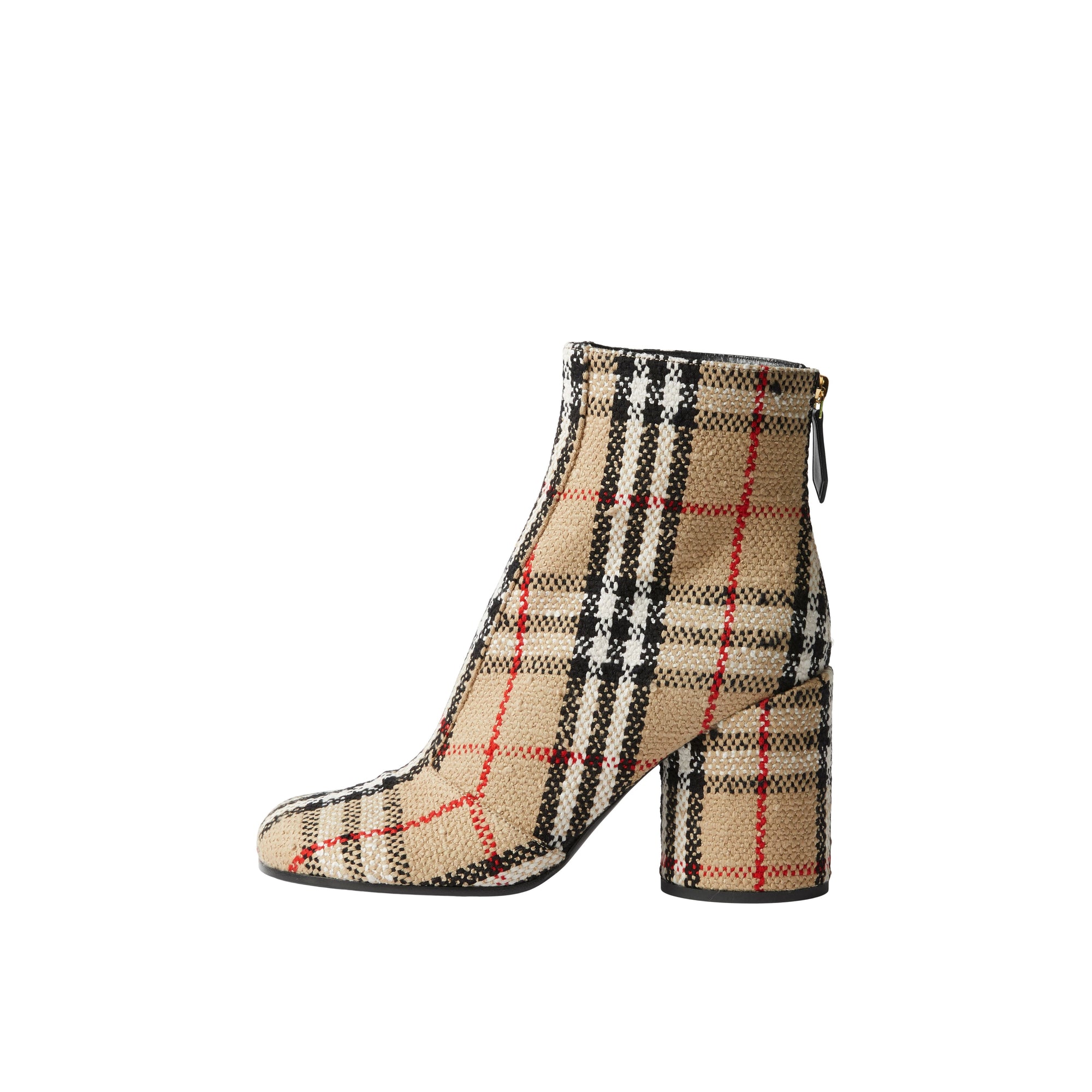 Bottines en bouclé à motif Vintage check - Archive Beige Check