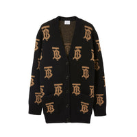 Cardigan en jacquard de laine - Black