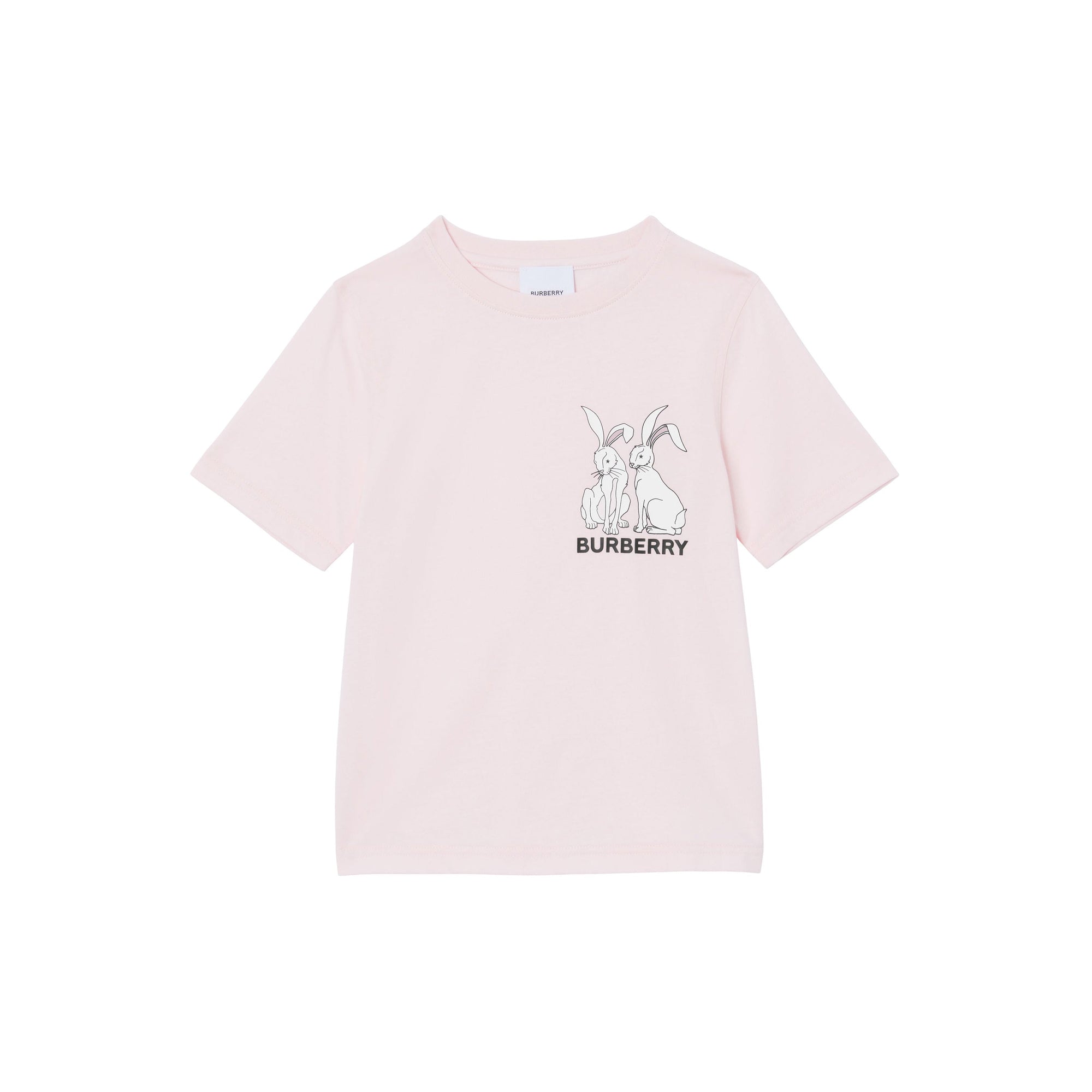 T-shirt en coton imprimé lapin - Frosty Pink