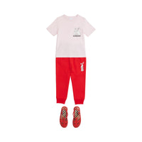 T-shirt en coton imprimé lapin - Frosty Pink