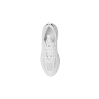 Sneakers en cuir à logo embossé - White