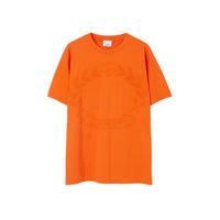 T-shirt oversize à écusson en feuille de chêne - Bright Orange
