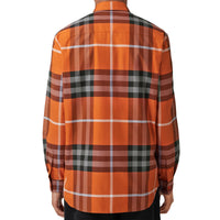 Chemise à motif Exaggerated check - Deep Ginger Check