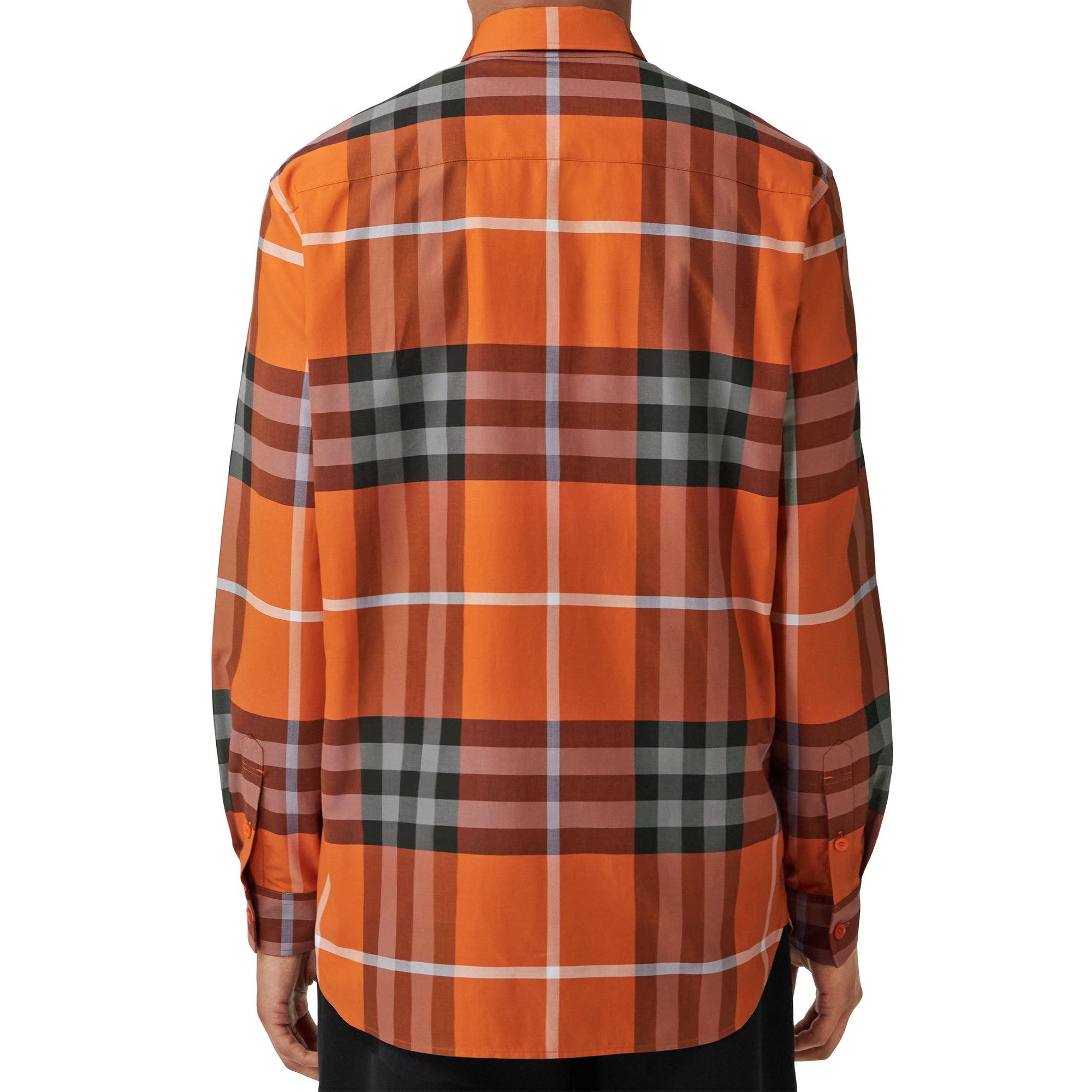 Chemise à motif Exaggerated check - Deep Ginger Check