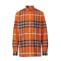 Chemise à motif Exaggerated check - Deep Ginger Check