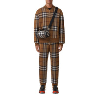 Pantalon de survêtement en cachemire - Dark Birch Brown