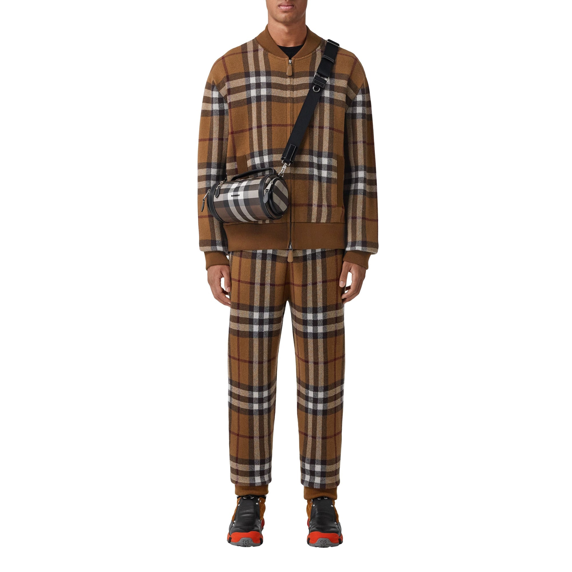 Pantalon de survêtement en cachemire - Dark Birch Brown