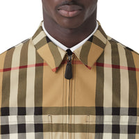 Veste oversize à motif Exaggerated check - Archive Beige Check