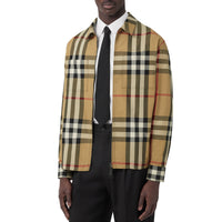 Veste oversize à motif Exaggerated check - Archive Beige Check