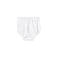Robe en piqué de coton stretch - White