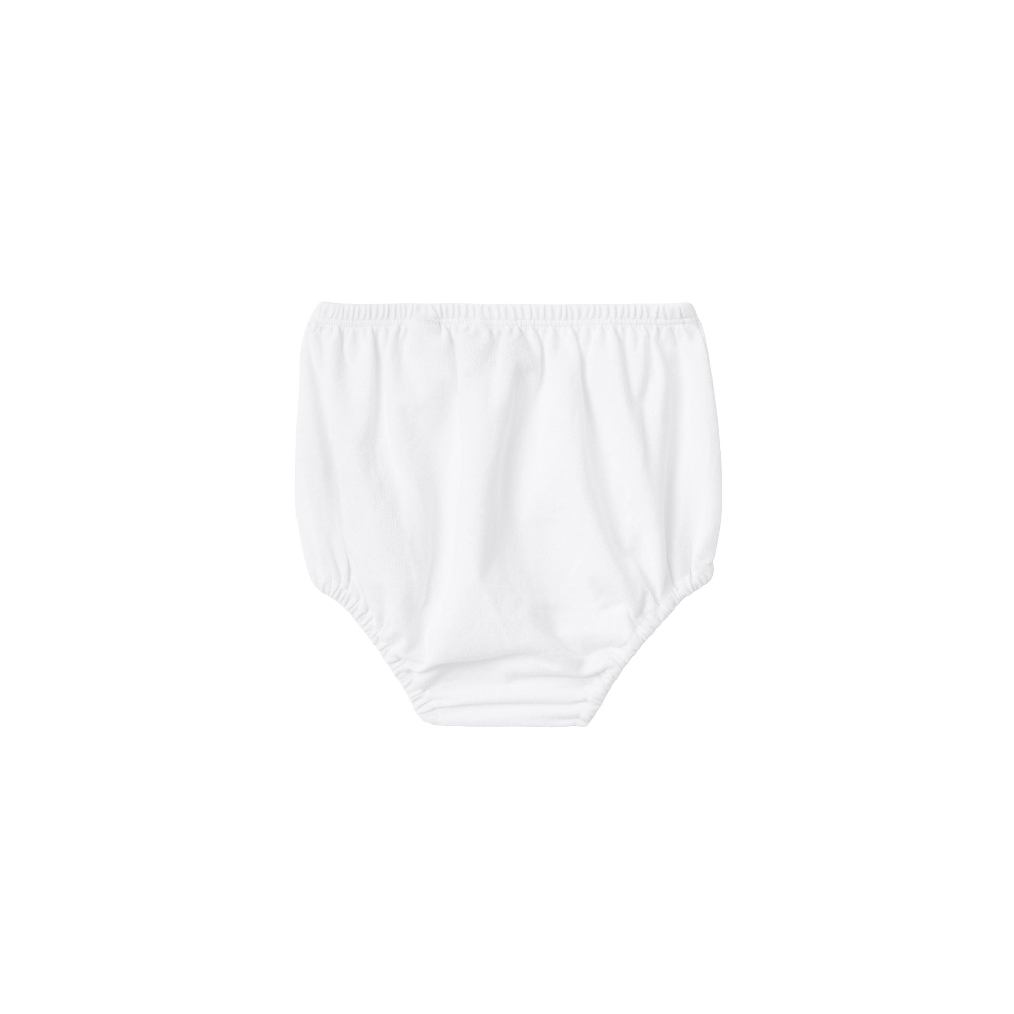 Robe en piqué de coton stretch - White