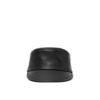 Casquette militaire en cuir - Black