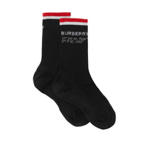 Chaussettes stretch technique à coordonnées - Black