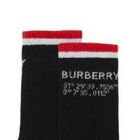 Chaussettes stretch technique à coordonnées - Black