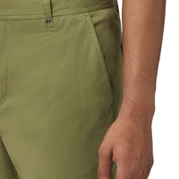 Pantalon chino extensible à motif monogramme - Spruce Green
