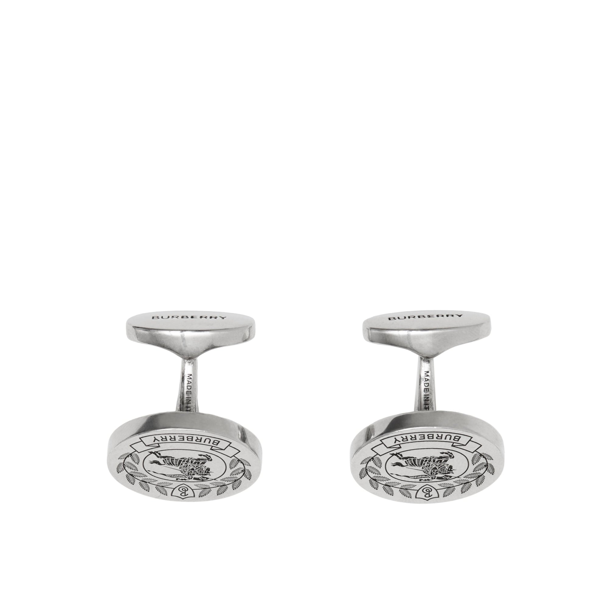 Boutons de manchette plaquées - Vintage Steel