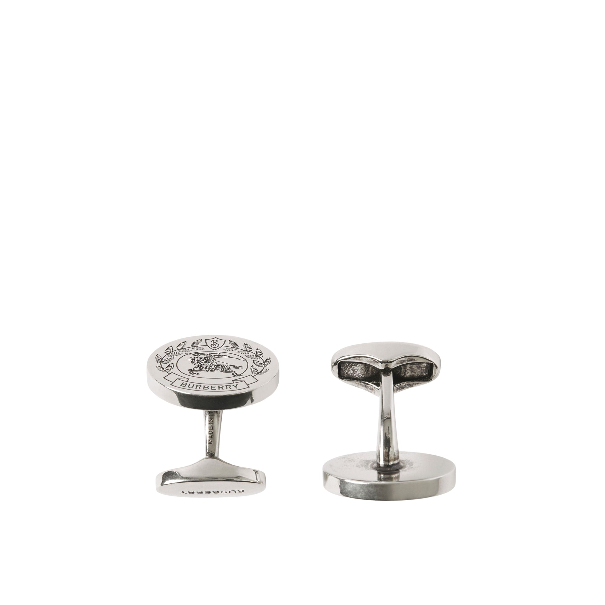 Boutons de manchette plaquées - Vintage Steel